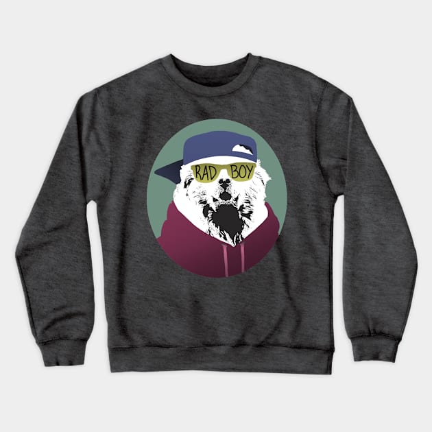 Rad Boy Crewneck Sweatshirt by 4shbomb